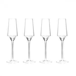 CHAMPAGNE FLUTE SET OF 4  Edge