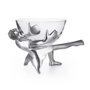 GLASS BOWL AND STAND  All Dressed Up